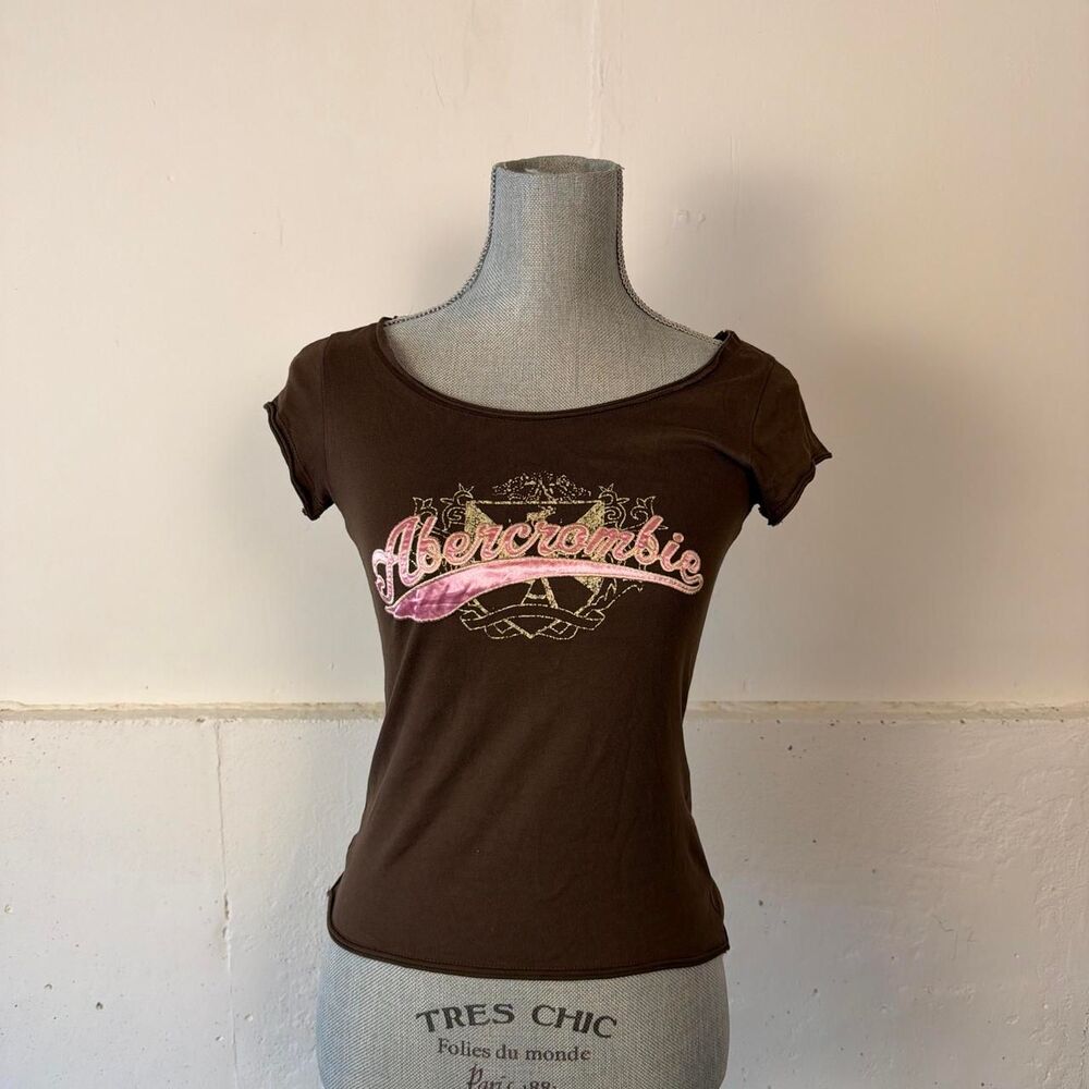 Abercrombie-fitch Women's Brown T-shirt